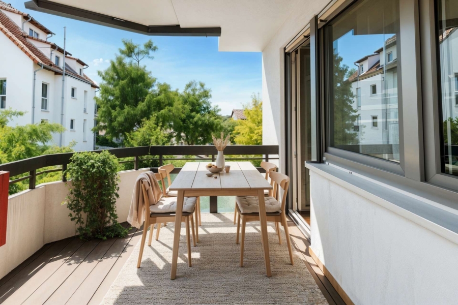 Helle 2-Zimmer-Wohnung mit großem Balkon, 70771 Leinfelden-Echterdingen, Wohnung