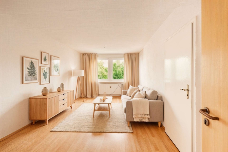 Provisionsfrei: lichtdurchflutete 3-Zimmer-Wohnung mit Balkon – zum Verlieben, 99310 Arnstadt, Etagenwohnung