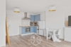 Vollmöblierte 1,5-Zimmer-Wohnung mit großem Balkon - Küche