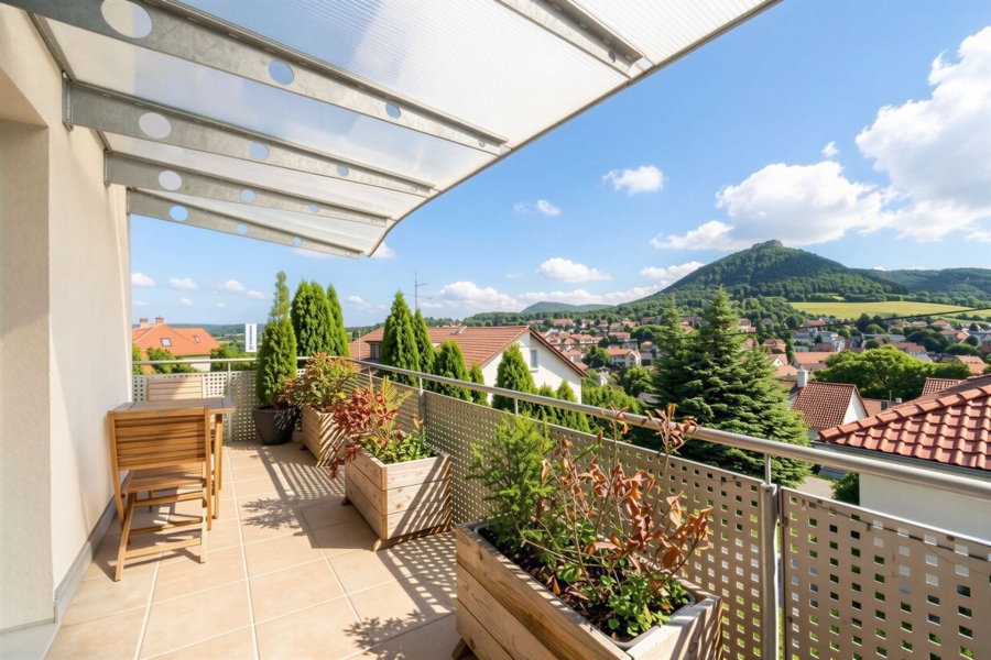 Wohnen mit Weitblick – Moderne 3-Zimmer-Wohnung mit Traumterrasse, 72639 Neuffen, Etagenwohnung