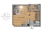 Attraktive 2-Zimmer-DG-Maisonette in absolut ruhiger Lage - Grundriss DG 1