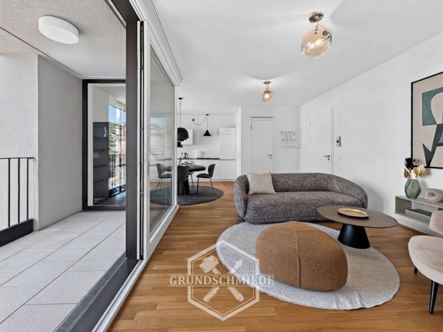 Hochwertig ausgestattetes 2-Zimmer-Apartment im Villengarten, 70174 Stuttgart, Etagenwohnung